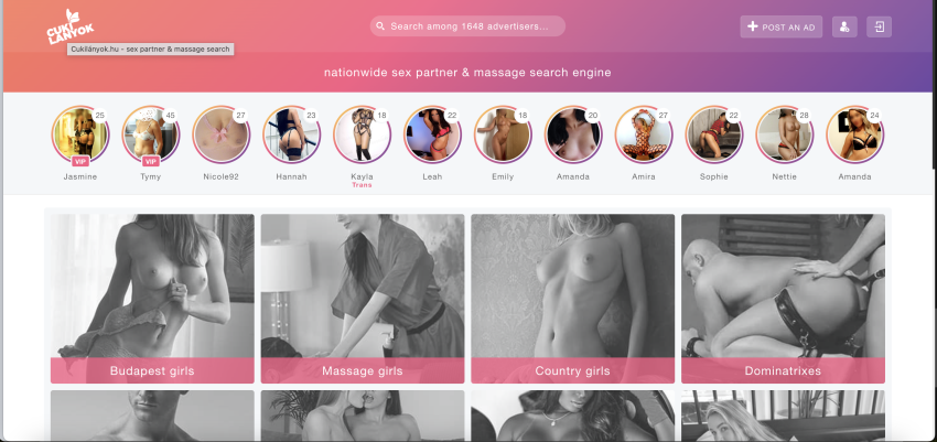 hungary escort sites - cukilanyok interface